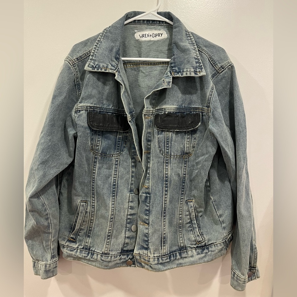 “Tequila Tequila” Hand Painted Jean Jacket